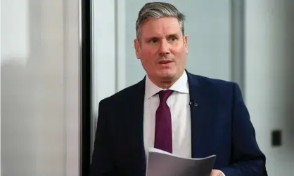  ?? Photograph: Stefan Rousseau/PA ?? Labour MPs have urged Keir Starmer to abstain in the vote, which he described as a ‘binary choice’ between the PM’s deal or no deal.