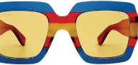  ??  ?? Sunglasses, £230, Gucci at stylebop.com