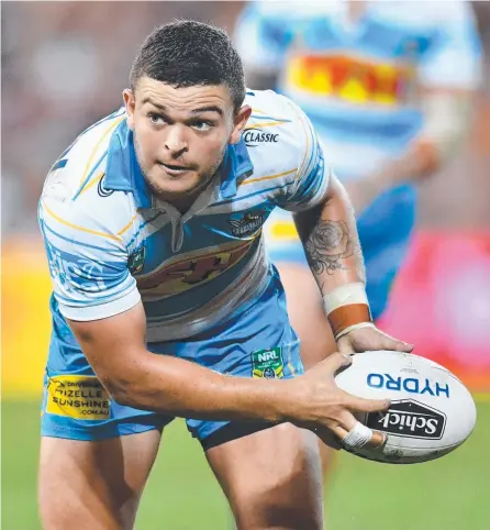  ?? Picture: AAP ?? Ash Taylor has missed out on Queensland selection despite a stellar season for the Gold Coast Titans.