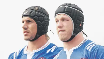  ?? Picture: Gallo Images ?? BACK IN HARNESS. Stormers first choice lock pairing Eben Etzebeth (left) and Pieter-Steph du Toit have returned from injury and will face the Blues at Newlands tomorrow.