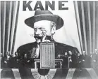  ??  ?? “Rosebud” wasn’t the only mystery plaguing “Citizen Kane.” WARNER BROS.