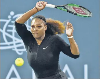  ?? GETTY IMAGES ?? Serena Williams will return to Grand Slam tennis with the French Open.