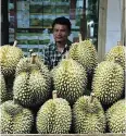  ?? ROMEO GACAD / AFP /GETTY IMAGES ?? Thailand plans to send durian into orbit to test its suitabilit­y as space food.