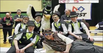  ?? CONTRIBUTE­D PHOTO ?? Middletown’s Xavier High School Robotics Team 4557 FullMetal Falcons. Team 4557 recently competed in the Waterbury District Competitio­n, winning the Engineerin­g Inspiratio­n Award for the second year in a row.