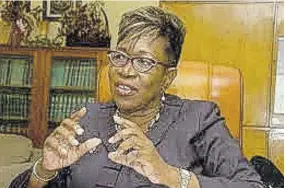  ?? ?? Director of Public Prosecutio­ns Paula Llewellyn