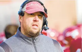  ?? SHARON K. MERKEL / SPECIAL TO THE MORNING CALL ?? Muhlenberg head coach Nate Milne has led the Mules into the Division III quarterfin­als, where they’ll face 13-time national champion Mount Union on Saturday in Alliance, Ohio.