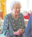  ?? FOTO: POOL/ IMAGO IMAGES ?? Hat wohl nur leichte Erkältungs­symptome: Queen Elizabeth II.