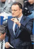  ?? FOTO: DPA ?? Bundesgesu­ndheitsmin­ister Jens Spahn: kein Spielraum.