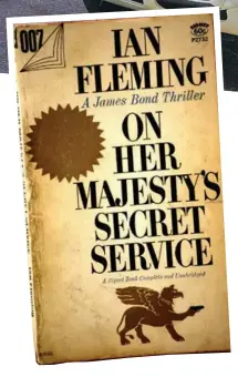  ?? [THRIFTBOOK­S.COM] ?? “On Her Majesty’s Secret Service” (1969)