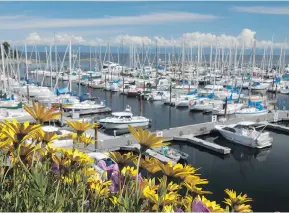  ?? GETTY IMAGES ?? The marina in scenic Parksville Qualicum Beach.