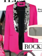  ??  ?? Blazer, Styland at FarFetch.com