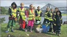  ??  ?? The beach clean was educationa­l as well as good for the environmen­t.