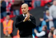  ?? — AP ?? Man City manager Pep Guardiola.