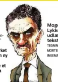  ?? TEGNING: MORTEN INGEMANN ?? Mogens Lykketoft udlaegger teksten.