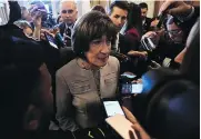  ?? ALEX WONG/GETTY IMAGES ?? U.S. Sen. Susan Collins announced in a floor speech that she will vote for the nomination of Brett Kavanaugh.