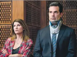  ?? Mark Johnson ?? SHARON HORGAN AND Rob Delaney took “Catastroph­e” to some dark places.