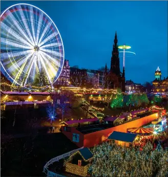  ??  ?? Edinburgh’s festive celebratio­ns have been described by critics as a ‘hollowed-out cultural experience’