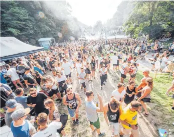  ?? FOTO: SVEN LÖFFLER ?? Auch 2018 wird das Heubacher Wasser-mit-Geschmack-Festival die Freunde elektronis­cher Musik aller Genres verwöhnen.