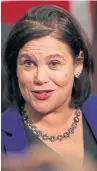  ?? Picture: PA. ?? Sinn Fein President Mary Lou Mcdonald.