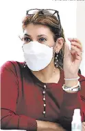  ?? FOTO: EL HERALDO ?? Alba Flores, ministra de Salud, dijo que protocoliz­arán fármaco.