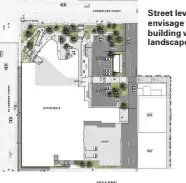  ?? IMAGE: SUPPLIED ?? Street level . . . How architects envisage the new outpatient building will sit in the urban landscape.