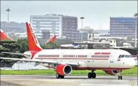  ?? MINT/FILE ?? Air India had total debt of about ₹48,877 crore at the end of March 2017, ₹17,360 crore of aircraft loans and ₹31,517 crore of working capital loans