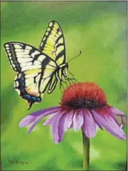  ?? SUBMITTED PHOTOS ?? Original art of butterfly by Kenneth L. Liskey