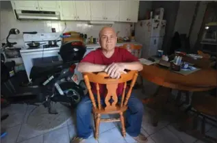  ?? CATHIE COWARD, THE HAMILTON SPECTATOR ?? Stanley Williams lived in the same apartment in Hamilton’s industrial sector for nearly five years. Then, his landlord served him notice he was moving in, which meant he had to leave. He has since found another home.