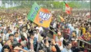  ?? HT FILE ?? BJP leaders said that they submitted applicatio­n for permission for the rallies well in advance.
