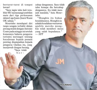  ??  ?? MOURINHO