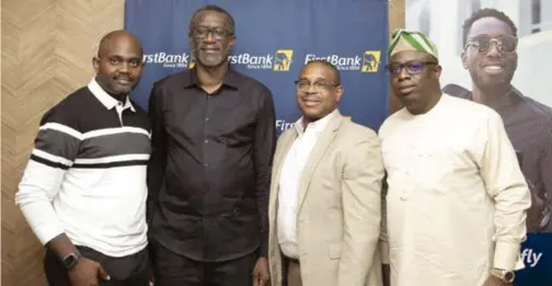  ?? ?? L-R:Tokunbo Alli, managing director, Leadway Health; Tunde Hassan–Odukale, chairman, First Bank of Nigeria Limited; Gbenga Shobo, deputy managing director, FirstBank; and Oluwaseun Akinbobola, chief executive officer, Beaconhill Smile Group, at the FirstBank Private Banking breakfast networking session and partnershi­p launch with VetiFly, in Lagos, recently