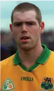  ??  ?? Shane McGettigan played with the Leitrim senior GAA team.