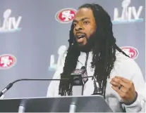  ?? GETTY IMAGES ?? Richard Sherman is part of the executive player council for the NFLPA, which voted 6-5 against endorsing owners’ proposed collective bargaining agreement. The current CBA expires after next season.