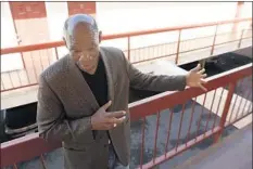  ??  ?? THE REV. Richard Reed runs First to Serve, which provides housing with on-site staff at the former motel with funding from L.A. County.