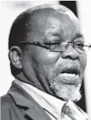  ??  ?? Gwede Mantashe