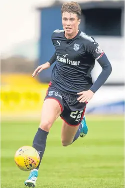  ?? Picture: SNS. ?? Dundee’s Jack Hendry is rumoured to be on the radar of Celtic and English Premier League clubs.