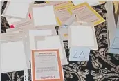  ?? U.S. Department of Justice ?? THE FBI previously seized these classified records and more from the former president’s Florida estate.