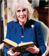  ?? ?? Avid reader: Camilla launched her online book club last year