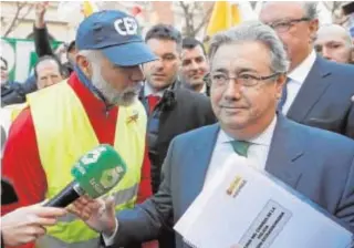  ?? EFE ?? Zoido llega al Consejo de la Policía