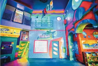  ?? KENNEDY COTTRELL/MEOW WOLF ?? Denver’s new Meow Wolf exhibition, “Convergenc­e Station,” opened on Sept. 17.