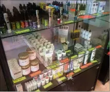  ?? (DR) ?? Miel, sucettes, e-liquides, produits cosmétique­s, contenant moins de , % de THC... Ce n’est pas illégal. Mais la loi reste très floue sur le sujet.