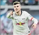  ?? FOTO: EFE ?? Werner Empieza su adiós al Leipzig