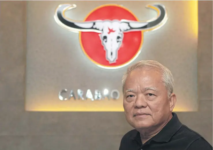  ?? PHOTO: SOMCHAI POOMLARD ?? Mr Sathien created Carabao Group after a long period in the wilderness fighting government autocracy.