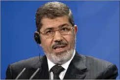  ??  ?? الرئيس المصري د.محمد مرسي