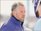  ?? Hans Pennink / Times Union ?? Ualbany men's lacrosse coach Scott Marr, who is one win shy of 200 for his career, leads his team against second-ranked Cornell on Saturday at Casey Stadium.