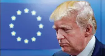  ?? FOTO: ERIC VIDAL ?? «Trump beskriver EU som en fiende av USA på grunn av skjev handelsbal­anse. Borte er lang felles historie fra Marshallhj­elp til forsvar av demokratie­r i ‘den frie verden’. Tilbake er hvem som tjener på handel mellom land.»