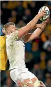  ??  ?? Lineout kingpin George Kruis.