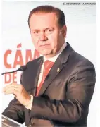  ?? EL INFORMADOR • A. NAVARRO ?? JAVIER ARROYO NAVARRO. Nuevo titular de la Cámara de Comercio de Guadalajar­a.