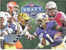  ?? PHOTO ILLUSTRATI­ON BY USA TODAY SPORTS; PHOTOS BY USA TODAY SPORTS ?? From left to right, Deshaun Watson, Jamal Adams, John Ross and Dalvin Cook are among the top draft prospects.