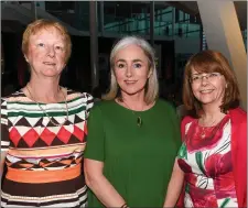  ??  ?? Mary Keohane, Deborah Maguire and Sue Pamment from ‘Brand Blarney’, one of the groups nominated in the County Mayor’s Community Awards 2018.